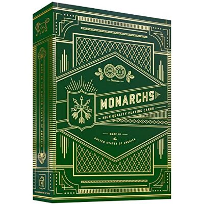 Theory11 Theory Solomagia All Monarch Cartes à Jouer Vert Poker UK Theory11 Theory Solomagia All Monarch Cartes à Jouer Vert Poker UK