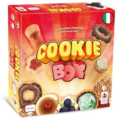 Asmodee Cookie Box, jeu de société pour toute la famille, 2 à 4 joueurs, à partir de 6 ans, édition italienne Asmodee Cookie Box, jeu de société pour toute la famille, 2 à 4 joueurs, à partir de 6 ans, édition italienne