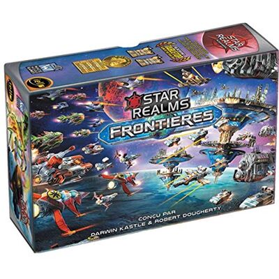 IELLO Star Realms : Frontières Extension Autonome Deckbuilding 20-45min 1-4 Joueurs Dès 12 ans Version Française IELLO Star Realms : Frontières Extension Autonome Deckbuilding 20-45min 1-4 Joueurs Dès 12 ans Version Française