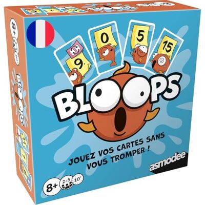 Asmodee BLOOPS Jeu de mémoire et de stratégie, Jeu d'ambiance pour 2 à 5 Joueurs à partir de 8 Ans, Parties de 10 Minutes, Version Française Asmodee BLOOPS Jeu de mémoire et de stratégie, Jeu d'ambiance pour 2 à 5 Joueurs à partir de 8 Ans, Parties de 10 Minutes, Version Française