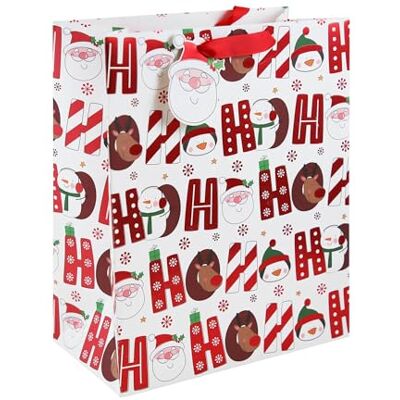 Eurowrap X-34139-2C Un lot de 12 Sacs Cadeaux Excellia- Format large 26,5x14x33 cm 210g Motif : Hohoho rouges et blancs, enfant Idéal pour : Jeux De Société, Puzzles, Cadeaux Eurowrap X-34139-2C Un lot de 12 Sacs Cadeaux Excellia- Format large 26,5x14x33 cm 210g Motif : Hohoho rouges et blancs, enfant Idéal pour : Jeux De Société, Puzzles, Cadeaux