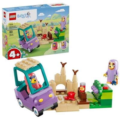 Lego Bluey Les Grand-Mères avec Bingo et Bluey Jeu Éducatif avec Voiture, 2 Minifigurines & Jardin Set Montessori Idée de Cadeau d'Anniversaire pour Fille ou Garçon dès 4 ans 11216 Lego Bluey Les Grand-Mères avec Bingo et Bluey Jeu Éducatif avec Voiture, 2 Minifigurines & Jardin Set Montessori Idée de Cadeau d'Anniversaire pour Fille ou Garçon dès 4 ans 11216