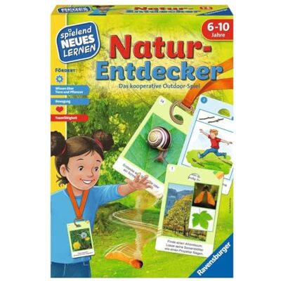 Ravensburger 25033 Natur-Entdecker Lernspiel für Kinder, Outdoor Spiel für Kinder von 6-10 Jahren, für 1-6 Spieler, Naturspiel, Bewegungsspiel, Tiere und Pflanzen: Das kooperative Outdoor-Spiel Ravensburger 25033 Natur-Entdecker Lernspiel für Kinder, Outdoor Spiel für Kinder von 6-10 Jahren, für 1-6 Spieler, Naturspiel, Bewegungsspiel, Tiere und Pflanzen: Das kooperative Outdoor-Spiel