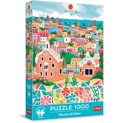 Trefl Premium Plus Quality Puzzle The Art of Colour: Barcelone, Espagne 1000 pièces, Série Pleine de Couleurs, Pièces Parfaitement Assorties, pour Adultes et Enfants à partir de 12 ans Trefl Premium Plus Quality Puzzle The Art of Colour: Barcelone, Espagne 1000 pièces, Série Pleine de Couleurs, Pièces Parfaitement Assorties, pour Adultes et Enfants à partir de 12 ans