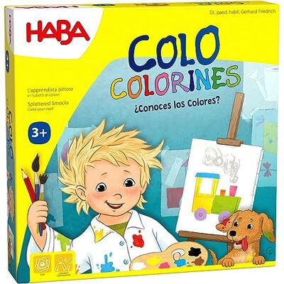 HABA 306674 Colo Colorines Connaissez-vous les couleurs ? Jeu de table d'accumulation pour enfants Plus de 3 ans HABA 306674 Colo Colorines Connaissez-vous les couleurs ? Jeu de table d'accumulation pour enfants Plus de 3 ans