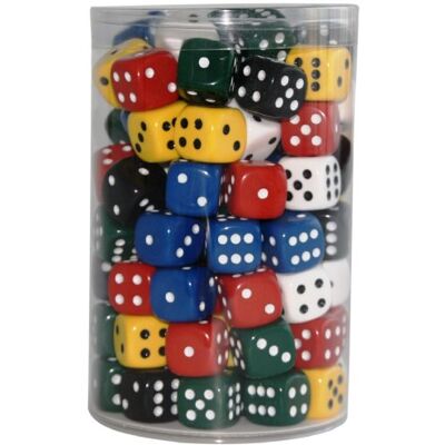 Engelhart Weiblespiele 05118-1 Lot de 100 dés en acrylique 18 mm Engelhart Weiblespiele 05118-1 Lot de 100 dés en acrylique 18 mm