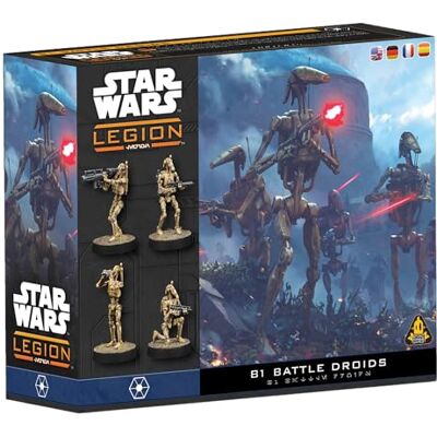 Asmodee , Star Wars : Legion B1 Battle Droids Extension Atomic Mass Games 2 joueurs 14 ans et plus 120-180 minutes Allemand Multilingue Asmodee , Star Wars : Legion B1 Battle Droids Extension Atomic Mass Games 2 joueurs 14 ans et plus 120-180 minutes Allemand Multilingue