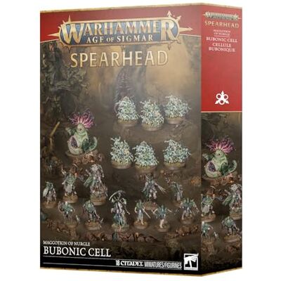Games Workshop Warhammer Age of Sigmar Tête de lance : Maggotkin of Nurgle Cellule bubonique Games Workshop Warhammer Age of Sigmar Tête de lance : Maggotkin of Nurgle Cellule bubonique