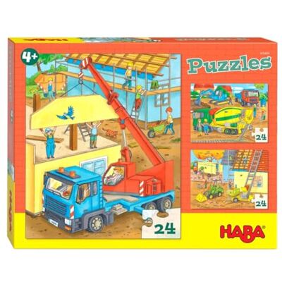 HABA Puzzles Auf der Baustelle (Kinderpuzzle) HABA Puzzles Auf der Baustelle (Kinderpuzzle)