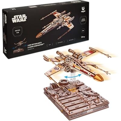 UGEARS Star Wars™ X-Wing Starfighter™ Puzzle 3D Bois – Maquette Bois Adulte à Construire – Puzzle 3D Adulte – Kit Créatif DIY Star Wars Cadeaux Maquette à Exposer – 455 Pièces UGEARS Star Wars™ X-Wing Starfighter™ Puzzle 3D Bois – Maquette Bois Adulte à Construire – Puzzle 3D Adulte – Kit Créatif DIY Star Wars Cadeaux Maquette à Exposer – 455 Pièces