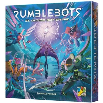 dV Giochi Rumblebots Jeu de société à partir de 12 ans, de 2 à 4 joueurs, 60 minutes par partie, espagnol dV Giochi Rumblebots Jeu de société à partir de 12 ans, de 2 à 4 joueurs, 60 minutes par partie, espagnol