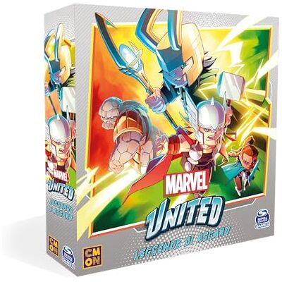 Asmodee Marvel United : Légendes d'Asgard, Expansion Jeu de Table, Edition en Italien, 9984 Asmodee Marvel United : Légendes d'Asgard, Expansion Jeu de Table, Edition en Italien, 9984