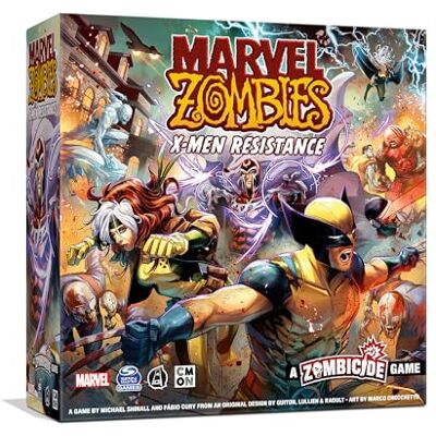 Asmodee Marvel Zombies X-Men Resistance (Core Box) Jeu de société de stratégie Jeu de société coopératif pour enfants et adultes À partir de 14 ans 1 à 6 joueurs 90 minutes de temps de jeu - Asmodee Marvel Zombies X-Men Resistance (Core Box) Jeu de société de stratégie Jeu de société coopératif pour enfants et adultes À partir de 14 ans 1 à 6 joueurs 90 minutes de temps de jeu -
