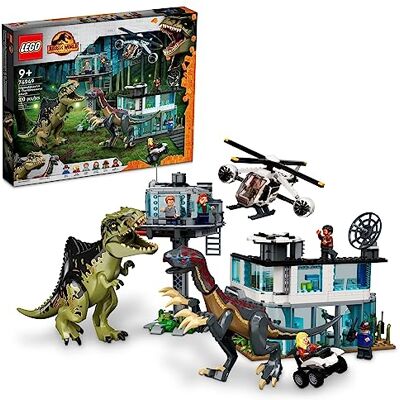 Lego Jurassic World 76949 Giganotosaurus & Therizinosaurus Attack 76949 Jeu de jouets de construction Amusant pour les enfants âgés de 9 ans et plus (658 pièces) Lego Jurassic World 76949 Giganotosaurus & Therizinosaurus Attack 76949 Jeu de jouets de construction Amusant pour les enfants âgés de 9 ans et plus (658 pièces)