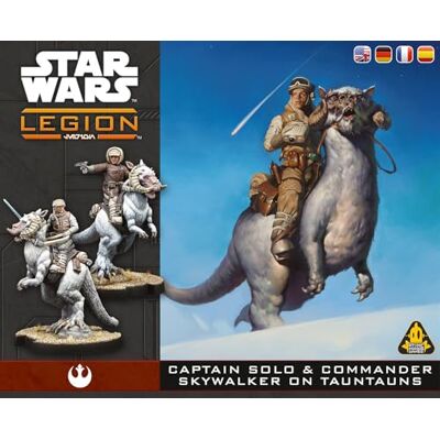 Asmodee Atomic Mass Games Star Wars: Legion Captain Solo & Commander Skywalker On Tauntauns Extension Pour Jeu De Figurines 2 Joueurs 90 Minutes Asmodee Atomic Mass Games Star Wars: Legion Captain Solo & Commander Skywalker On Tauntauns Extension Pour Jeu De Figurines 2 Joueurs 90 Minutes
