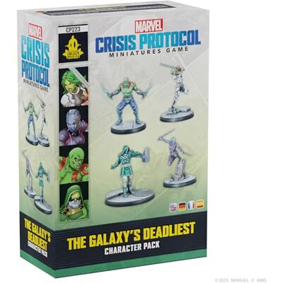 Asmodee ATOMIC MASS GAMES, Marvel : Crisis Protocol – The Galaxy's Deadliest (Les plus meurtriers de la galaxie), extension de personnage, 2 joueurs, à partir de 14 ans, 90 à 120 minutes, allemand Asmodee ATOMIC MASS GAMES, Marvel : Crisis Protocol – The Galaxy's Deadliest (Les plus meurtriers de la galaxie), extension de personnage, 2 joueurs, à partir de 14 ans, 90 à 120 minutes, allemand