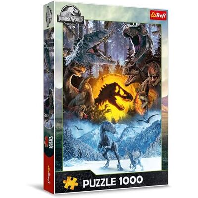 Trefl Jurassic World, Dans le monde de Jurassic Park Puzzle 1000 Pièces Puzzle avec des Dinosaures, pour les Adultes et les Enfants à partir de 14 ans Trefl Jurassic World, Dans le monde de Jurassic Park Puzzle 1000 Pièces Puzzle avec des Dinosaures, pour les Adultes et les Enfants à partir de 14 ans