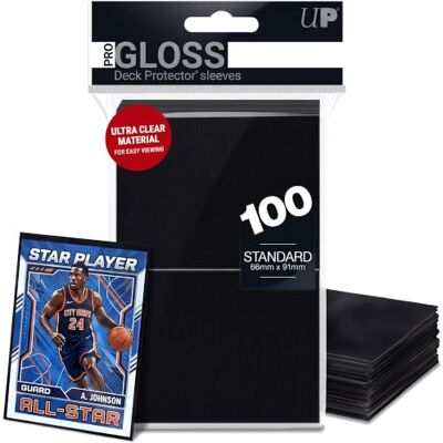 Ultra Pro 330487 Jeu De Cartes Housse De Protection Black Solid 100 Pièces Ultra Pro 330487 Jeu De Cartes Housse De Protection Black Solid 100 Pièces