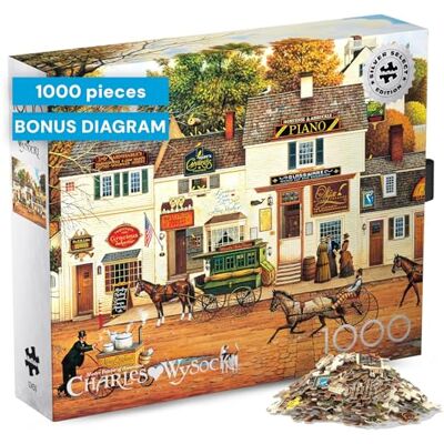 Buffalo Games Les puzzles sont fabriqués en utilisant la technologie Perfect Snap de marque déposée assurant un ajustement serré entre les pièces Buffalo Games Les puzzles sont fabriqués en utilisant la technologie Perfect Snap de marque déposée assurant un ajustement serré entre les pièces