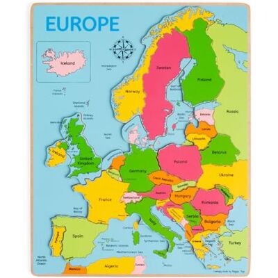 Bigjigs Toys , Europe World Map Puzzle, Jigsaw Puzzles For Kids, Wooden Puzzle Bigjigs Toys , Europe World Map Puzzle, Jigsaw Puzzles For Kids, Wooden Puzzle