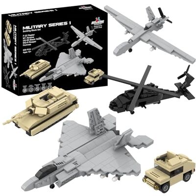 Apostrophe Games 5 Ensembles de Blocs de Construction Militaires 659 Pièces Apostrophe Games 5 Ensembles de Blocs de Construction Militaires 659 Pièces