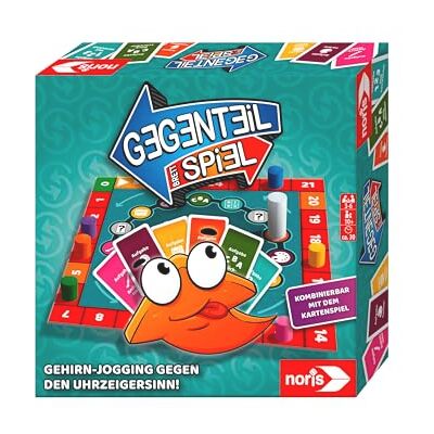 noris 606062080 – Jeu contraire (jeu de société à partir de 10 ans) – Combinable avec le jeu de cartes – Jeu de concentration fou pour enfants et adultes pour 3 à 6 joueurs noris 606062080 – Jeu contraire (jeu de société à partir de 10 ans) – Combinable avec le jeu de cartes – Jeu de concentration fou pour enfants et adultes pour 3 à 6 joueurs