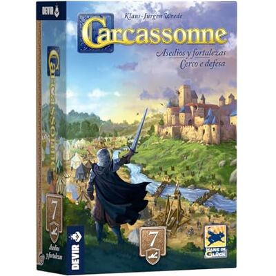Devir Carcassonne : Sièges et Forteresses Extension du jeu de société Stratégie, Défense et Guerre pour les joueurs de tous âges (BGCARAFPS) Devir Carcassonne : Sièges et Forteresses Extension du jeu de société Stratégie, Défense et Guerre pour les joueurs de tous âges (BGCARAFPS)
