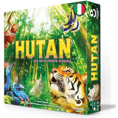 Asmodee Hutan, Jeu de table, 8 ans, 1 à 4 joueurs, édition en italien Asmodee Hutan, Jeu de table, 8 ans, 1 à 4 joueurs, édition en italien