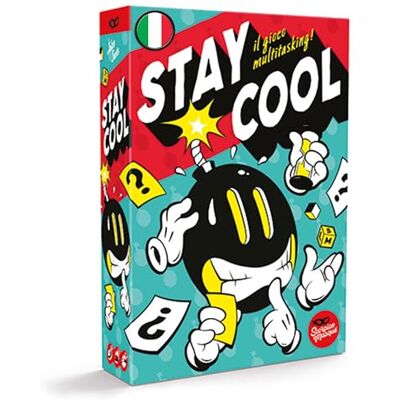 Asmodee Stay Cool Jeu de table, 3-7 joueurs, 12+ ans, édition en italien Asmodee Stay Cool Jeu de table, 3-7 joueurs, 12+ ans, édition en italien
