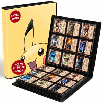 Ultra Pro Pokémon JCC Portfolio à 9 Pochettes Pikachu UK Ultra Pro Pokémon JCC Portfolio à 9 Pochettes Pikachu UK