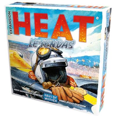 Asmodee Heat: Legendas, extension, jeu de société, à partir de 10 ans, de 1 à 6 joueurs, 30 à 60 minutes par partie, espagnol Asmodee Heat: Legendas, extension, jeu de société, à partir de 10 ans, de 1 à 6 joueurs, 30 à 60 minutes par partie, espagnol