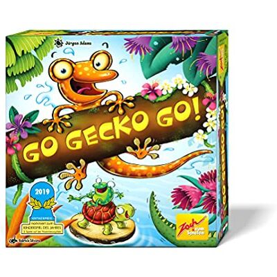Zoch 601105129 Go Gecko Go (Kinderspiel ab 6 Jahre) fröhliches Wettschwimmen für 2-4 Spieler Beobachten, Taktieren & clever navigieren, ca.20 Min. Spieldauer Zoch 601105129 Go Gecko Go (Kinderspiel ab 6 Jahre) fröhliches Wettschwimmen für 2-4 Spieler Beobachten, Taktieren & clever navigieren, ca.20 Min. Spieldauer