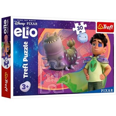 Trefl Elio, Meet Elio Puzzles 30 pièces Puzzles colorés avec des personnages de contes de fées, divertissement créatif, amusement pour les enfants à partir de 3 ans Trefl Elio, Meet Elio Puzzles 30 pièces Puzzles colorés avec des personnages de contes de fées, divertissement créatif, amusement pour les enfants à partir de 3 ans