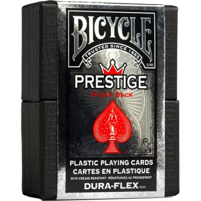 Bicycle Dura-Flex Jeu de cartes Prestige Rouge Taille Poker Bicycle Dura-Flex Jeu de cartes Prestige Rouge Taille Poker