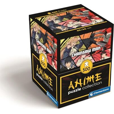 Clementoni , PZL 500 CUBE ANIME CHAINSAW MAN 2, 35607 Clementoni , PZL 500 CUBE ANIME CHAINSAW MAN 2, 35607