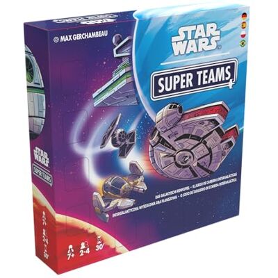 Asmodee , Star Wars Super Teams Zygomatic Jeu familial 2-4 joueurs à partir de 7 ans et plus 30 minutes Jeu en allemand, espagnol, polonais, portugais (Brésil) Asmodee , Star Wars Super Teams Zygomatic Jeu familial 2-4 joueurs à partir de 7 ans et plus 30 minutes Jeu en allemand, espagnol, polonais, portugais (Brésil)