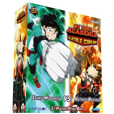 Asmodee Jasco Jeux My Hero Academia Jeu de cartes à collectionner – Izuku Midoriya vs. Katsuki Bakugo 2 jeux Rival Decks Jeu de cartes À partir de 14 ans 2 joueurs 45 minutes de temps de jeu Asmodee Jasco Jeux My Hero Academia Jeu de cartes à collectionner – Izuku Midoriya vs. Katsuki Bakugo 2 jeux Rival Decks Jeu de cartes À partir de 14 ans 2 joueurs 45 minutes de temps de jeu