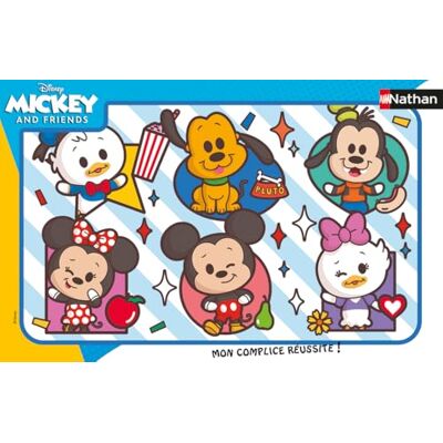 Ravensburger Nathan Puzzle enfants Cadre 15 pièces Des amis pour la vie / Disney Mickey Fille ou garçon dès 3 ans Puzzle de qualité supérieure Carton épais et résistant Disney 12004298 Ravensburger Nathan Puzzle enfants Cadre 15 pièces Des amis pour la vie / Disney Mickey Fille ou garçon dès 3 ans Puzzle de qualité supérieure Carton épais et résistant Disney 12004298