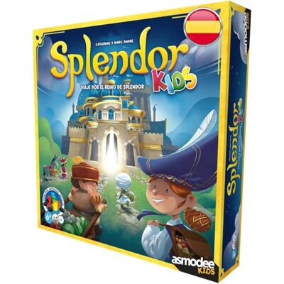 Asmodee Kids Splendor Kids Jeu de société Nouvelle édition Jeu familial stratégique pour 2-4 joueurs, âge 6, durée de 20 min, espagnol Asmodee Kids Splendor Kids Jeu de société Nouvelle édition Jeu familial stratégique pour 2-4 joueurs, âge 6, durée de 20 min, espagnol