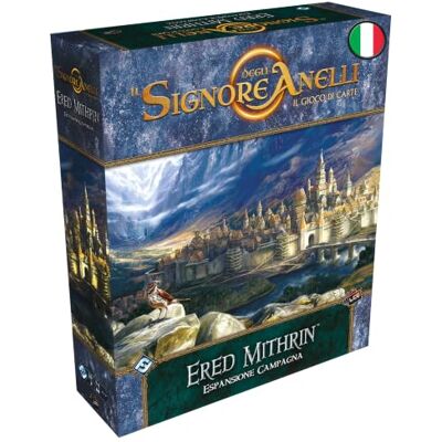 Asmodee : Le Seigneur des Anneaux LCG, Ered Mithrin, Expansion Campagne, 14+ Années, 1-4 Joueurs, Edition en Italien Asmodee : Le Seigneur des Anneaux LCG, Ered Mithrin, Expansion Campagne, 14+ Années, 1-4 Joueurs, Edition en Italien