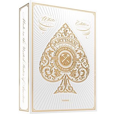 Theory11 Cartes à jouer par la théorie 11 Artisan blanc White Artisan Playing Cards by Theory 11 Theory11 Cartes à jouer par la théorie 11 Artisan blanc White Artisan Playing Cards by Theory 11