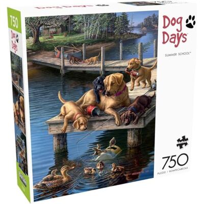 Buffalo Games James A. Meger Summer School 750 Piece Jigsaw Puzzle for Adults -Challenging Puzzle Perfect for Game Nights Finished Size is 24.00 x 18.00 Buffalo Games James A. Meger Summer School 750 Piece Jigsaw Puzzle for Adults -Challenging Puzzle Perfect for Game Nights Finished Size is 24.00 x 18.00