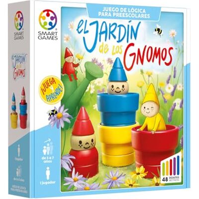 Smart Games El Jardín De Los Gnomos - Jeu pour Enfants Smart Games El Jardín De Los Gnomos - Jeu pour Enfants