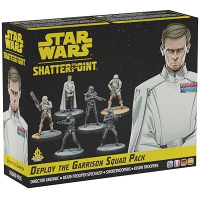 Asmodee Atomic Mass Games Star Wars Shatterpoint Deploy The Garrison Squad Pack Miniatures Expansion Compatible With Star Wars Shatterpoint Skirmish Game 2 Players 90 Minutes Asmodee Atomic Mass Games Star Wars Shatterpoint Deploy The Garrison Squad Pack Miniatures Expansion Compatible With Star Wars Shatterpoint Skirmish Game 2 Players 90 Minutes
