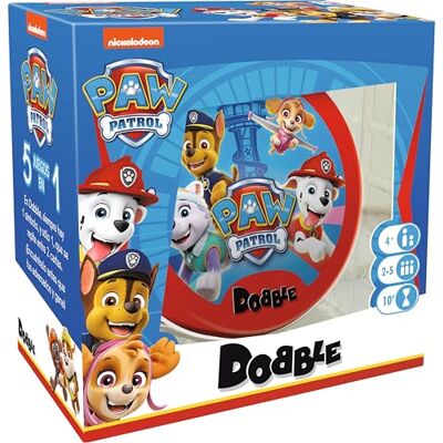 Asmodee Zygomatic Dobble Pat' Patrouille Jeu de cartes d'action et réflexes à partir de 4 ans 2 à 5 joueurs 10 minutes par partie Asmodee Zygomatic Dobble Pat' Patrouille Jeu de cartes d'action et réflexes à partir de 4 ans 2 à 5 joueurs 10 minutes par partie