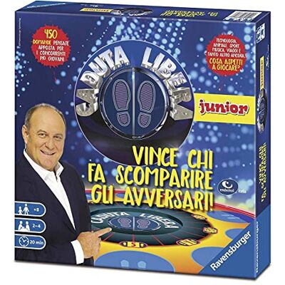 Ravensburger Chute libre junior, jeu de table pour toute la famille, 2 à 4 joueurs, idée cadeau pour enfants 8 ans, cadeaux de Noël, édition en italien Ravensburger Chute libre junior, jeu de table pour toute la famille, 2 à 4 joueurs, idée cadeau pour enfants 8 ans, cadeaux de Noël, édition en italien
