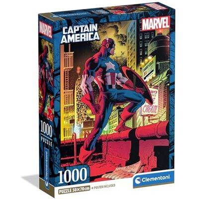 Clementoni Puzzle Capitaine America - Puzzle Clementoni Puzzle Capitaine America - Puzzle