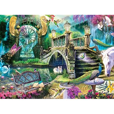 Buffalo Games Enchanted Garden 1000 Piece Jigsaw Puzzle for Adults Challenging Puzzle Perfect for Game Nights 1000 Piece Finished Size is 26.75 x 19.75 Buffalo Games Enchanted Garden 1000 Piece Jigsaw Puzzle for Adults Challenging Puzzle Perfect for Game Nights 1000 Piece Finished Size is 26.75 x 19.75