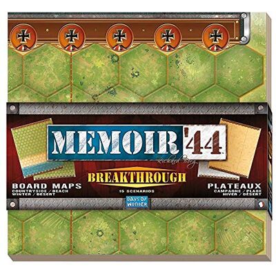 Asmodee + Memoire '44 Ext. Breakthrough Kit Days of wonder FR/EN 8+ 2 joueurs 30-60 MINUTES JEU DE STRATEGIE Asmodee + Memoire '44 Ext. Breakthrough Kit Days of wonder FR/EN 8+ 2 joueurs 30-60 MINUTES JEU DE STRATEGIE