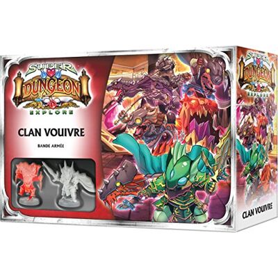 Asmodee Super Dungeon Explore : Clan Vouivre (Bande Armée) Jeu de société Jeu de stratégie Jeu de figurines Asmodee Super Dungeon Explore : Clan Vouivre (Bande Armée) Jeu de société Jeu de stratégie Jeu de figurines